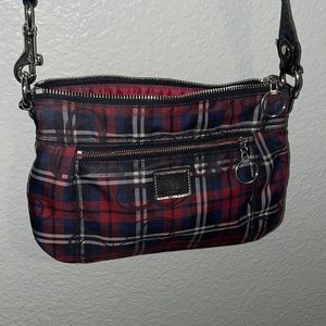 coach poppy tartan plaid purse